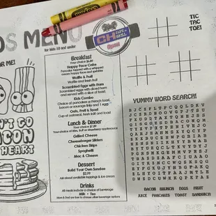 Kid&apos;s Menu