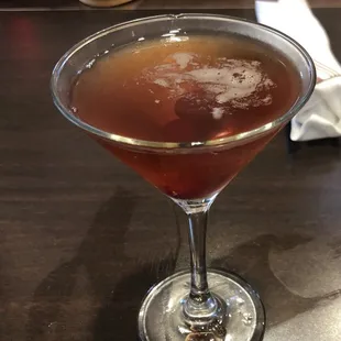 Manhattan drink very good!