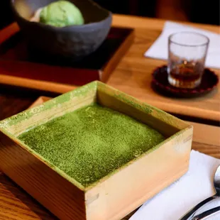 Matcha tiramisu @serenaventures