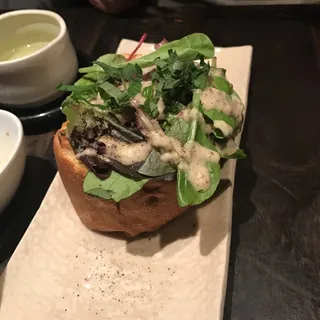 Grilled Salmon Toast