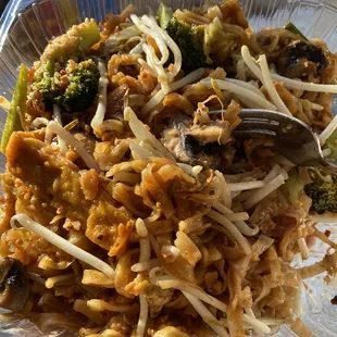 tofu vegetable Pad Thai