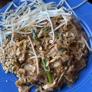 Chicken pad Thai