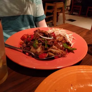 Spicy beef