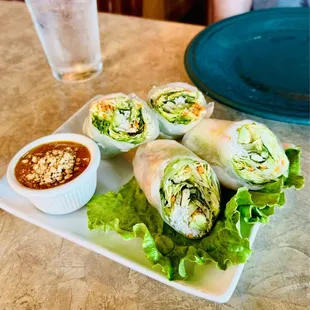 Delicious Chaba Thai Fresh Rolls