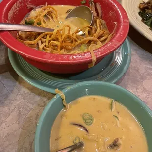 Khai Soi with seafood