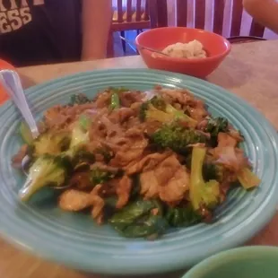 Pad See Ew with chicken