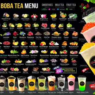 the menu