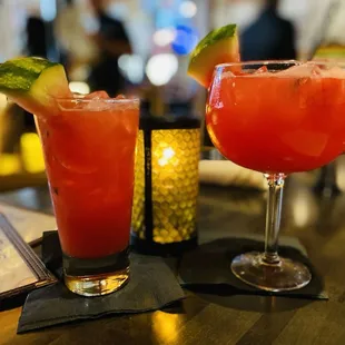 Watermelon margaritas - so good and refreshing!
