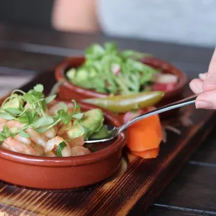 Ceviche duo - best of both worlds!