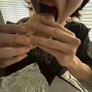 Me fucking up the grilled chicken