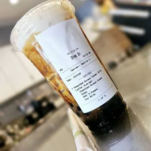 LRG Roasted Brown Sugar Boba x3 Pump W/Soy Milk