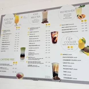 Menu (1/3) as of 1/2024