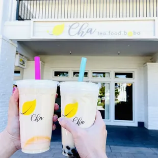Honey milk green tea