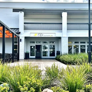 Purpose building sign view of Cha for Tea in Irvine