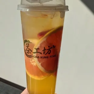 mixed fruit tea