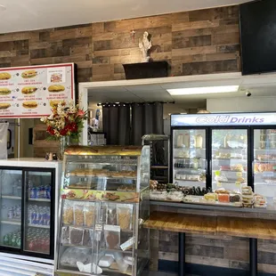 Menu and fresh cooked and baked goods!