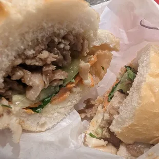 Grilled lemongrass pork