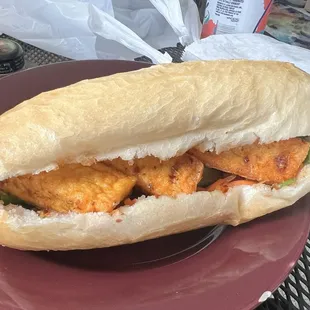 Lemongrass tofu banh mi