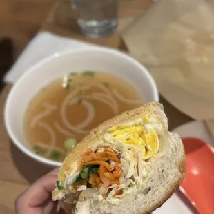 Grilled Shrimp Banh MI