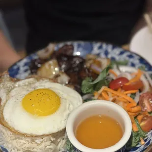 "shaken"steak" &amp; egg