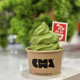 Matcha Soft Serve