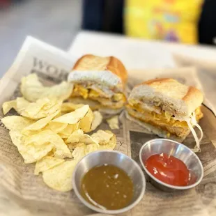 Chicken Egg Sandwich