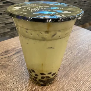 Brown Sugar Matcha Milk Tea