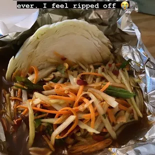 Papaya salad Lao style