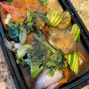 Basil eggplant with vegetables - loved it (08/22)