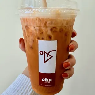 Oat Milk Thai Tea