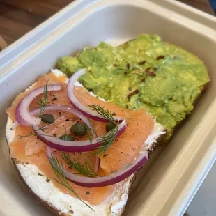 Smoked Salmon Toast