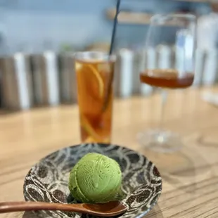 Matcha gelato