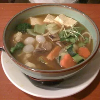 Vege Tofu Curry Noodles