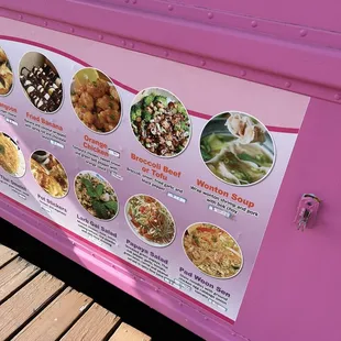 ramen and noodles, menu