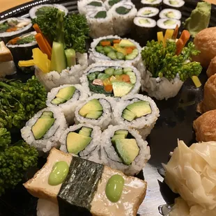 Custom sushi platters