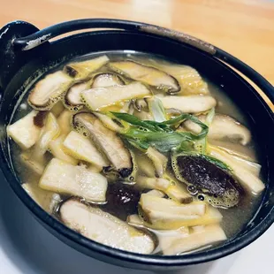 Kinoko Miso soup (Mushroom Medley)