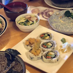 Corn Tofu Tempura Roll