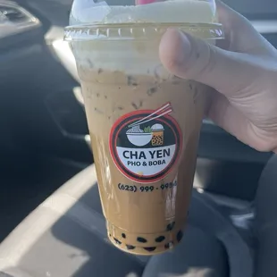 Vietnamese Iced Coffee w Boba