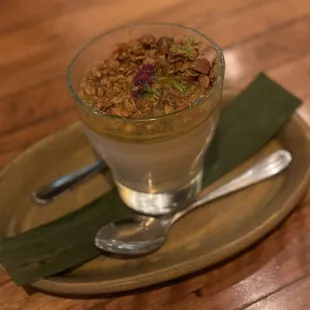 03.2024 Panna cotta...don&apos;t get this because the passion fruit was way too sour