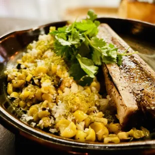 Bone marrow esquites is sweet, savory and delicious!