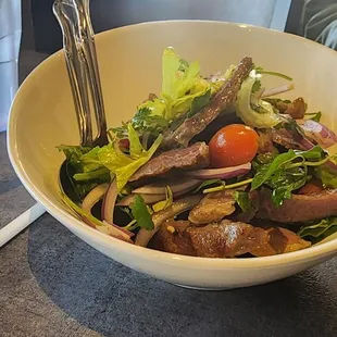Best beef salad I&apos;ve ever had.
