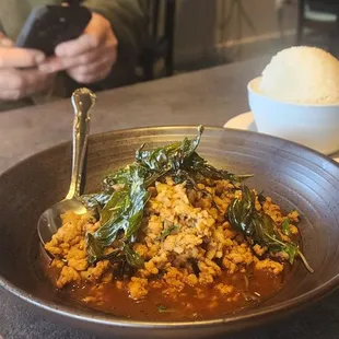 Basil chicken made my heart happy