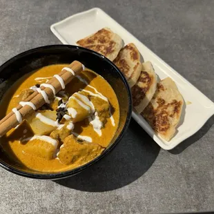 Massaman and roti