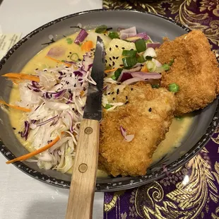 Chefs vegan tofu curry