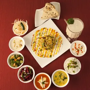 Bhel thali