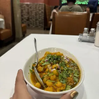 Aloo Tikki with Chana