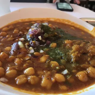 Aloo Tikki with Chana
