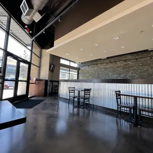 the interior of a restaurant