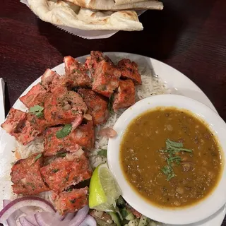 Chicken Seekh Kebab Plate