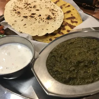 Makki ki Roti with Sarso ka Saag
